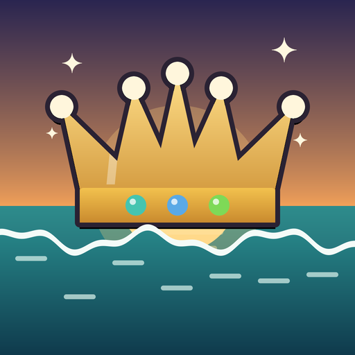 The Weird Summer app icon: a gold crown over a wave